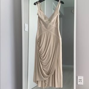 Herve Leger Cream Beige Nude dress XS